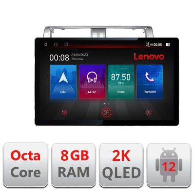 Navigatie Toyota Landcruiser J150 Prado 2014-2017 N-065 ecran 13" 2K 8+128 Android Waze USB Navigatie 4G 360 To