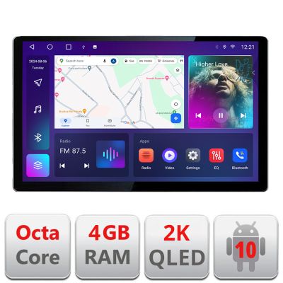 Navigatie dedicata Opel Movano Renault Master 2020- Edonav ecran 13" 2K 4+32 Android Waze USB Navigatie 4G 360 Toslink Youtube V1