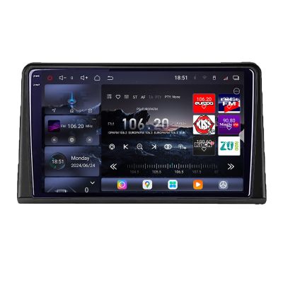 Navigatie Renault Express 2020+ Android radio gps internet 8 core QLED 2K 12+256GB 360 Edotec