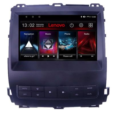 Navigatie Toyota Prado J120 2002-2009 Lenovo Kit- j120 8 core QLED 2K 4+64 360 Android Waze USB Navigatie Internet Youtube Radio