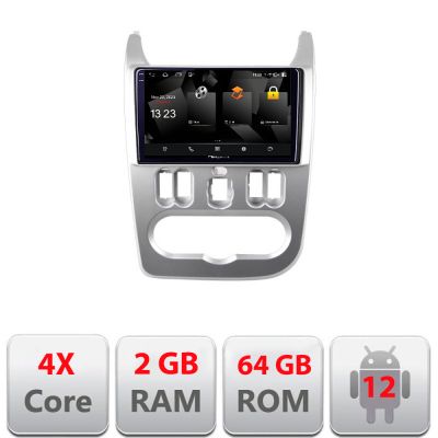 Navigatie Dacia Duster 2010-2012 5230-099 Android Ecran 720P Quad Core 2+64 carplay android auto