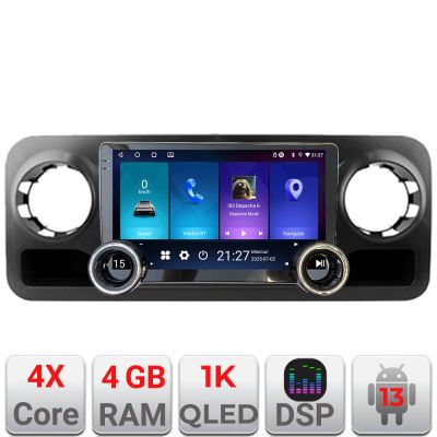 Navigatie Mercedes Sprinter 2018- Edotec  4+64 10.5 inch Incell 1K android Wifi 5Ghz gps internet Kit-sprinter