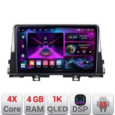 Navigatie Kia Picanto 2016- A-2217  4+64 InCell Display 1K Android Waze USB Navigatie Internet Youtube Radio