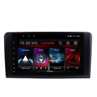 Navigatie Mercedes ML GL Lenovo Kit-213 8 core QLED 2K 8+256 360 Android Waze USB Navigatie Internet Youtube Radio