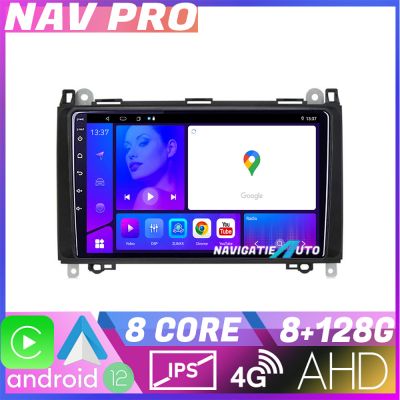 Navigatie Mercedes VW KIT 068 EDOTEC-LITE Android Ecran 720P Octa Core 8 128 Carplay