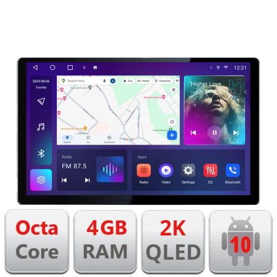 Navigatie dedicata Lenovo Ford Fiesta 2020-  Ecran 2K QLED 13",Octacore,4Gb RAM,32Gb Hdd,4G,360,DSP,Carplay,Bluetooth