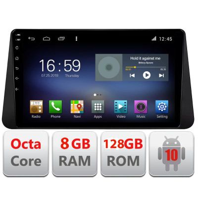 Navigatie Nissan Micra intre anii 2014-2019 Android radio gps internet Octa Core 8+128 LTE Kit-micra+EDT-E609