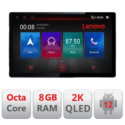 Navigatie Hyundai Kona N-1058 ecran 13" 2K 8+128 Android Waze USB Navigatie 4G 360 Toslink Youtube Radio KIT-10