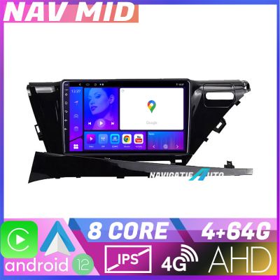 Navigatie Toyota Camry 2017 2021 V1 EDOTEC-LITE Android Ecran 720P Octa Core 4 64 Carplay