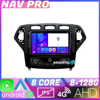 Navigatie Ford Mondeo 2007 2010 EDOTEC-LITE Android Ecran 720P Octa Core 8 128 Carplay