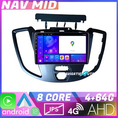 Navigatie Ford Transit 2015 2020 EDOTEC-LITE Android Ecran 720P Octa Core 4 64 Carplay