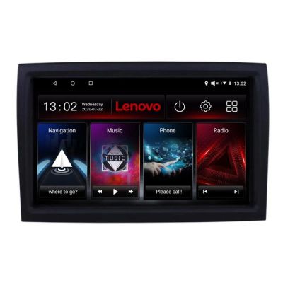 Navigatie Fiat ducato 2006- Lenovo Kit-DUCATO 8 core QLED 2K 4+64 360 Android Waze USB Navigatie Internet Youtube Radio v2