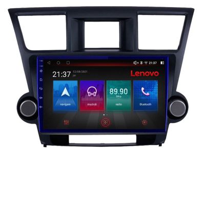 Navigatie Toyota Highlander 2007-2013 Android radio gps internet 8 core QLED Qualcomm 4+64 360 Lenovo