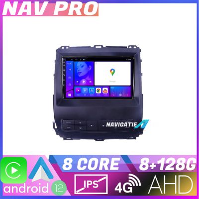 Navigatie Toyota Prado J120 2002 2009 KIT j120 EDOTEC-LITE Android Ecran 720P Octa Core 8 128 Carplay