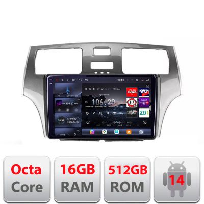 Navigatie Lexus ES intre anii 2001-2006 Android radio gps internet 8 core QLED 2K 12+256GB 360 Edotec
