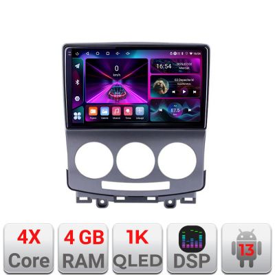 Navigatie Mazda 5 2005-2010 A-MZ22  4+64 InCell Display 1K Android Waze USB Navigatie Internet Youtube Radio