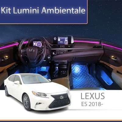 Lumini ambientale Lexus ES 2018-2023 set complet control telefon sau sistem original