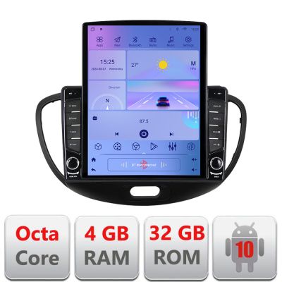 Navigatie Hyundai I10 2007-2013 Android radio gps internet Lenovo Octa Core 4+64 LTE KIT-i10-2007+EDT-E709