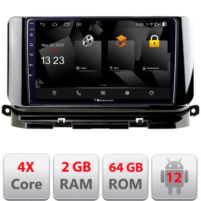 Navigatie Skoda Octavia 4 2020-2024 Android Ecran 720P Quad Core 2+64 carplay android auto