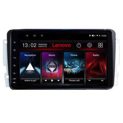 Navigatie Mercedes C 2001-2004 CLK G 2004-2006 Lenovo Kit-171 8 core QLED 2K 4+64 360 Android Waze USB Navigatie Internet Youtube Radio