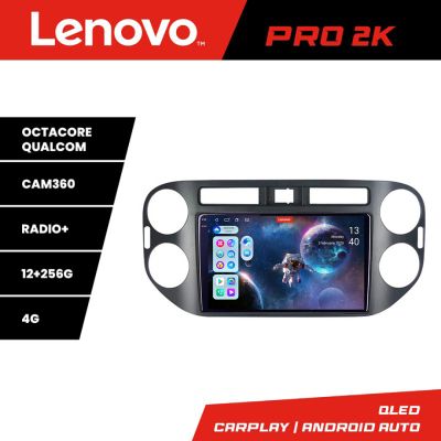 Navigatie VW TIGUAN si Golf Plus 2007-2011 8 core QLED 2K 12+256 360 Android Waze USB Navigatie Internet Youtube Radio Lenovo