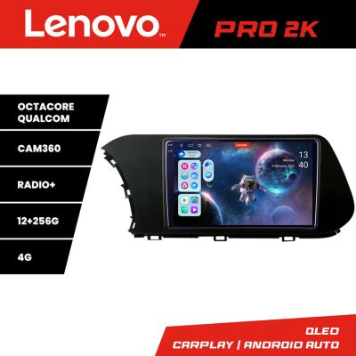 Navigatie Hyundai I20 2020- Lenovo Kit-i20 8 core QLED 2K 12+256 360 Android Waze USB Navigatie Internet Youtube Radio