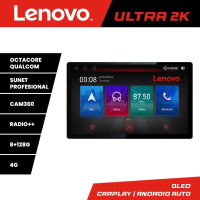 Navigatie  SsangYong Tivoli 2015-2019 Lenovo Qualcomm ULTRA 8+128 2K 13 inch qled android 4G DSP gps internet  Kit-tivoli2015