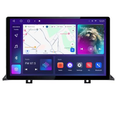 Navigatie dedicata BMW X3 2004-2012 N-083 Edonav ecran 13" 2K 4+32 Android Waze USB Navigatie 4G 360 Toslink Youtube Radio KIT