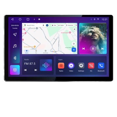 Navigatie dedicata VW Golf 7 N-491 Edonav ecran 13" 2K 4+32 Android Waze USB Navigatie 4G 360 Toslink Youtube Radio KIT-491 si ED