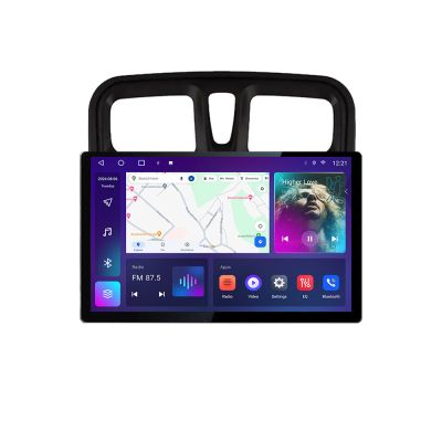 Navigatie dedicata Dacia Sandero 2012-2020 var B Edonav ecran 13" 2K 4+32 Android Waze USB Navigatie 4G 360 Toslink Youtube Ra