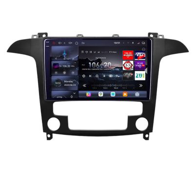 Navigatie Ford S-Max 2008-2012 Edotec Kit-003 8 core QLED 2K 12+256GB 360 Android Waze USB Navigatie Internet Youtube Radio