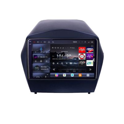 Navigatie Hyundai IX35 2011+ Edotec Kit-361 8 core QLED 2K 12+256GB 360 Android Waze USB Navigatie Internet Youtube Radio