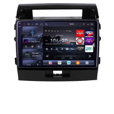 Navigatie Toyota LandCruiser 2008-2015 Edotec Kit-381 8 core QLED 2K 12+256GB 360 Android Waze USB Navigatie Internet Youtube Radio