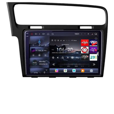 Navigatie VW Golf 7 2013-2020 Edotec Kit-491 8 core QLED 2K 12+256GB 360 Android Waze USB Navigatie Internet Youtube Radio