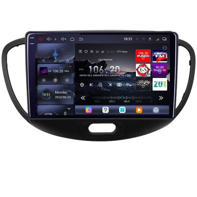 Navigatie Hyundai I10 2007-2013 Android radio gps internet 8 core QLED 2K 12+256GB 360 Edotec