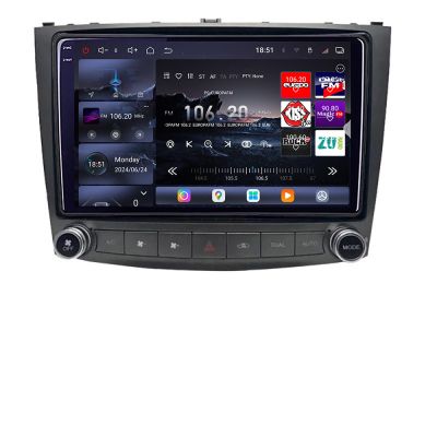 Navigatie Lexus IS 2005-2011 Edotec Kit- IS 8 core QLED 2K 12+256GB 360 Android Waze USB Navigatie Internet Youtube Radio