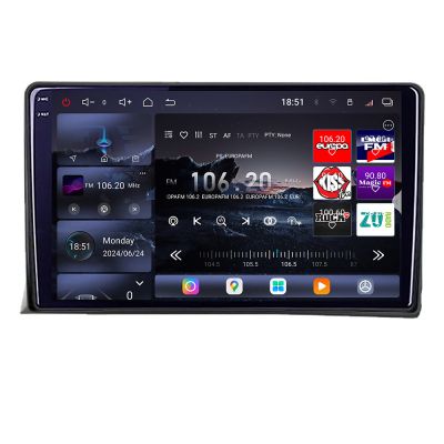 Navigatie vw multivan 2003-2015 Edotec Kit-MULTIVAN 8 core QLED 2K 12+256GB 360 Android Waze USB Navigatie Internet Youtube Radio