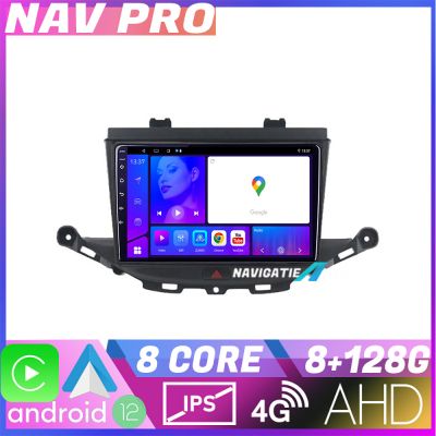 Navigatie Opel Astra K KIT ASTRAK EDOTEC-LITE Android Ecran 720P Octa Core 8 128 Carplay