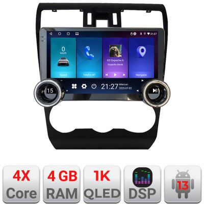 Navigatie Subaru Subaru Forester Impreza XV 2013 2013 Kit-062 Edotec  4+64 10.5 inch Incell 1K android Wifi 5Ghz gps internet et G