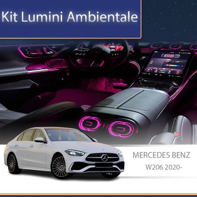Lumini Ambientale Mercedes Benz C Class W206 2020- trim bord control telefon sau sistem original