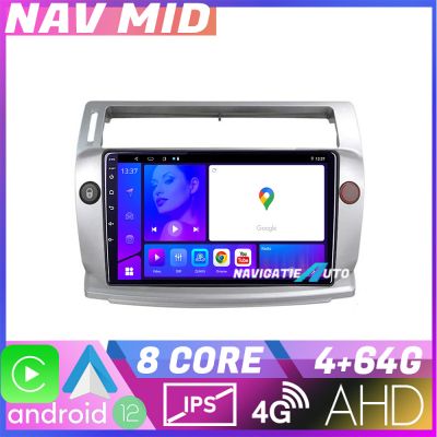 Navigatie Citroen C4 Octa Core KIT 088 EDOTEC-LITE Android Ecran 720P Octa Core 4 64 Carplay