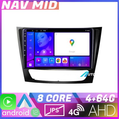 Navigatie Mercedes W211 W219 KIT 090 EDOTEC-LITE Android Ecran 720P Octa Core 4 64 Carplay