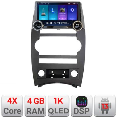 Navigatie Jeep Commander Edotec  4+64 10.5 inch Incell 1K android Wifi 5Ghz gps internet  Kit-commander