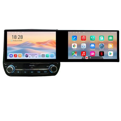 Navigatie dedicata Edonav Ford Fiesta 2020-  Edotec 2 ecrane  8 core 4+128 21.6 inch Incell android Wifi 5Ghz gps internet  Kit-fiesta-2020