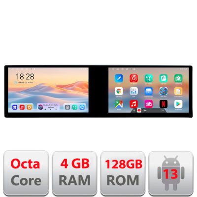 Navigatie Suzuki Splash Opel Agila 2008-2014 Edotec 2 ecrane  8 core 4+128 21.6 inch Incell android Wifi 5Ghz gps internet  kit-splash-