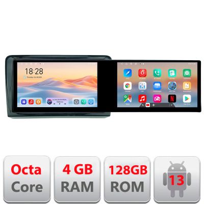 Navigatie VW PQB Kit-vw Edotec 2 ecrane  8 core 4+128 21.6 inch Incell android Wifi 5Ghz gps internet  v1