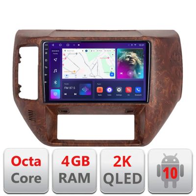 Navigatie Nissan Patrol 2005-2011 Android Octa Core Ecran 2K QLED GPS 4G 4+32GB 360 KIT-patrol+EDT-E409-2K