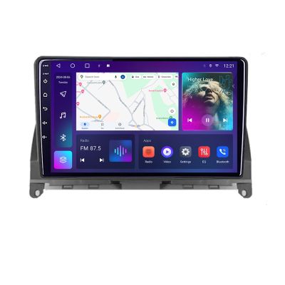 Navigatie Mercedes W204 2008-2012 C-W204 Android Octa Core Ecran 2K QLED GPS 4G 4+32GB 360 KIT-W204+EDT-E409-2K