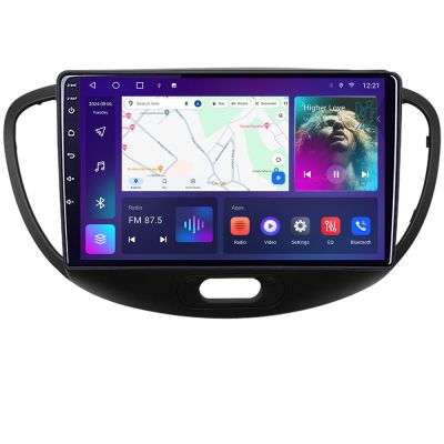 Navigatie Hyundai I10 2007-2013 Android ecran Qled 2K Octa core 4+32 KIT-i10-2007+EDT-E409-2K