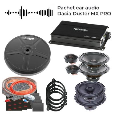 Pachet car audio Dacia Duster MX PRO
